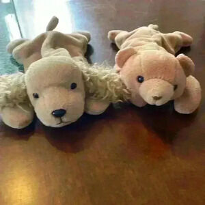 2 Original Beanie Babies - Cubby and Spunky.